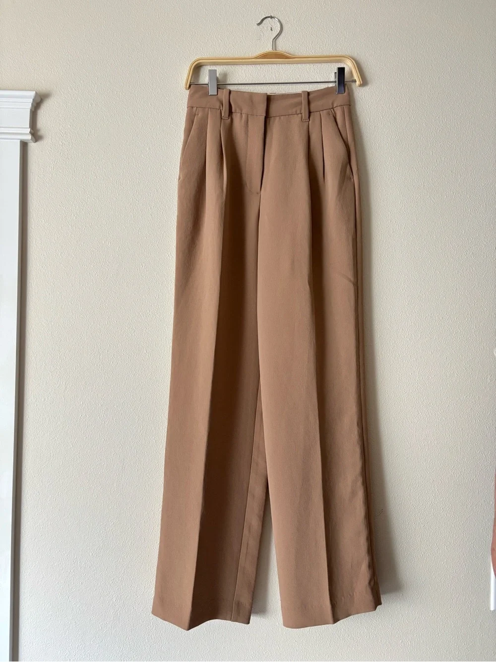 Wilfred Aritzia The Effortless Pant Crepette High-waisted Wide-leg Trousers 2